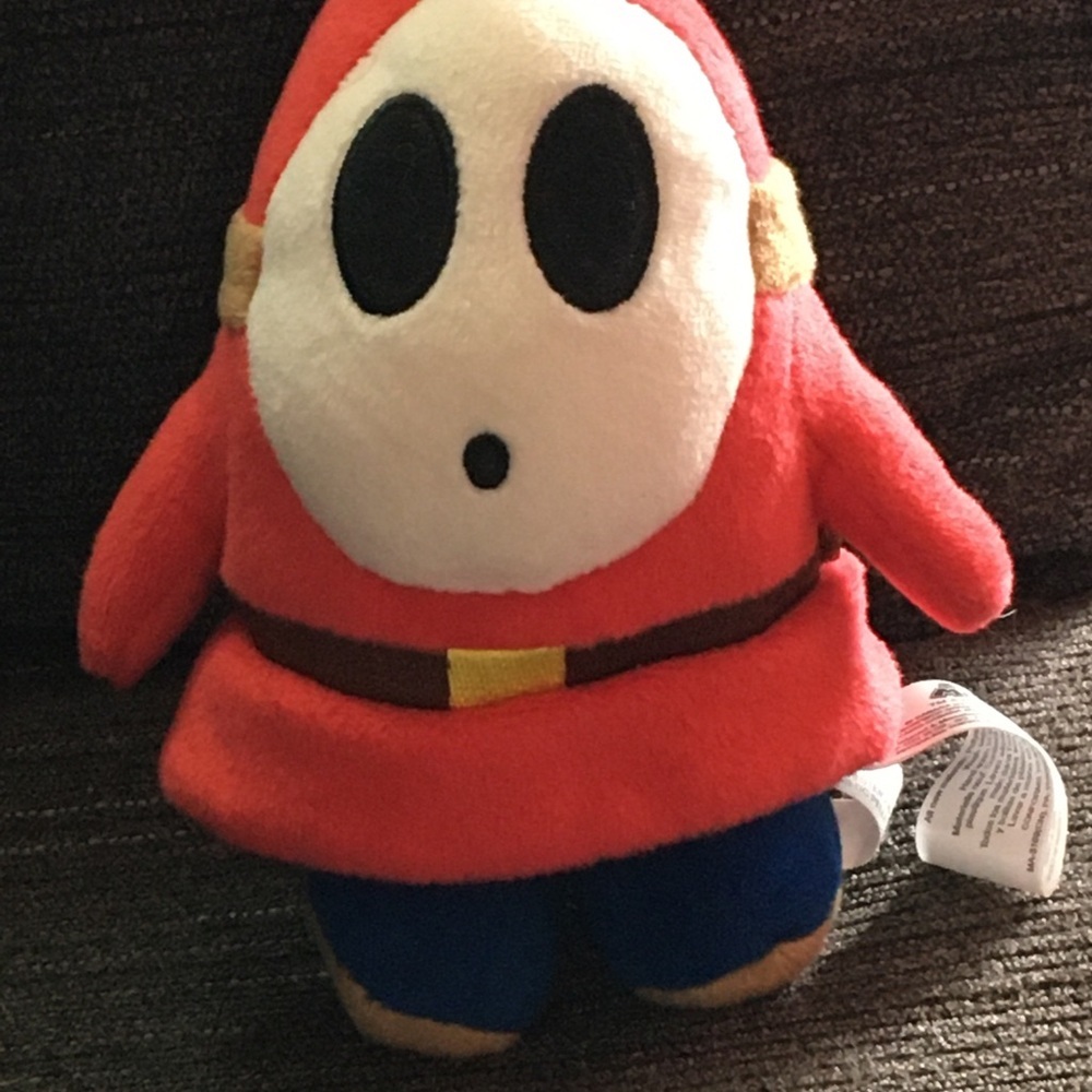 Red and Blue Plush Toy